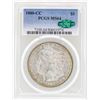 Image 1 : 1880-CC $1 Morgan Silver Dollar Coin PCGS MS64 CAC