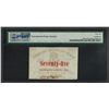 Image 2 : 1863 75 Cent Bank of State of South Carolina Obsolete Note PMG Gem Uncirculated