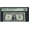Image 1 : 1935A $1 Silver Certificate Note Fr.1608 PMG Choice Uncirculated 64EPQ
