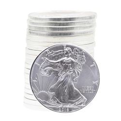 Roll of (20) 2016 $1 American Silver Eagle Brilliant Uncirculated Coins