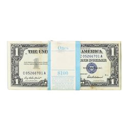 Pack of (100) Consecutive 1957 $1 Silver Certificate Notes