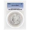 Image 1 : 1896 $1 Morgan Silver Dollar Coin PCGS MS63