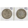Image 1 : Lot of 1891-O & 1892-O $1 Morgan Silver Dollar Coins