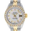 Image 1 : Rolex Ladies Two Tone 14K Silver Diamond Datejust Wristwatch