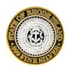 Image 2 : .999 Silver Foxwoods Resort Rhode Islands Casino $10 Limited Edition Gaming Toke