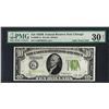 Image 1 : 1928B $10 Federal Reserve Note Chicago Light Green Seal PMG Very Fine 30 Net