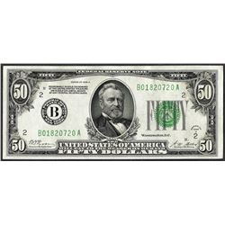 1928A $50 Federal Reserve Note