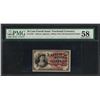 Image 1 : 1863 Fourth Issue 10 Cent Fractional Currency Note PMG Choice About Uncirculated