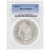 Image 1 : 1881-S $1 Morgan Silver Dollar Coin PCGS MS63