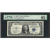 Image 1 : 1935C $1 Silver Certificate Note Fr.1612 PMG Gem Uncirculated 65EPQ