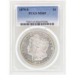 1879-S $1 Morgan Silver Dollar Coin PCGS MS65