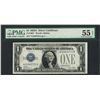 Image 1 : 1928A $1 Funnyback Silver Certificate STAR Note Fr.1601* PMG About Uncirculated