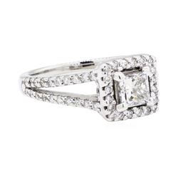 14KT White Gold 1.21 ctw Diamond Ring