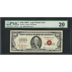 1966A $100 Legal Tender Note Fr.1551 PMG Very Fine 20