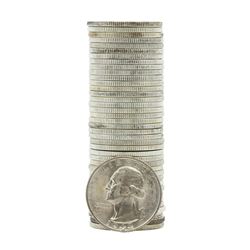 Roll of (40) 1943-S Brilliant Uncirculated Washington Quarters