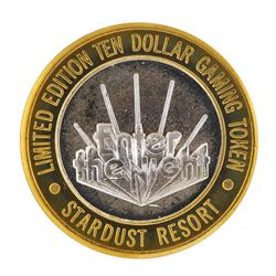 .999 Silver Stardust Resort Las Vegas $10 Casino Limited Edition Gaming Token