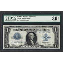 1923 $1 Silver Certificate STAR Note Fr.238* PMG Very Fine 30EPQ