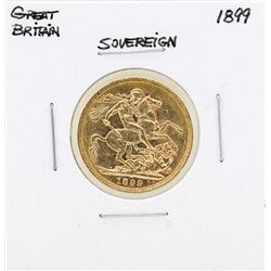 1899 Great Britain Sovereign Gold Coin