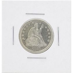 1875 Seated Liberty Quarter Silver Coin