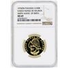 Image 1 : 1976FM Panama 100 Balboas Vasco Nunez Gold Coin NGC MS69