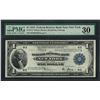 Image 1 : 1918 $1 Federal Reserve Bank Note New York Fr.713 PMG Very Fine 30