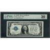 Image 1 : 1928B $1 Funnyback Silver Certificate Note Fr.1602 PMG Very Fine 30