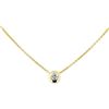 Image 2 : 18KT Yellow Gold 0.55 ctw Diamond Solitaire Pendant with Chain