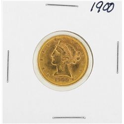 1900 $5 Liberty Head Half Eagle Gold Coin