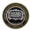 Image 1 : .999 Silver Golden Nugget Las Vegas, NV $10 Casino Limited Edition Gaming Token