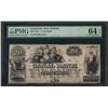 Image 1 : 1850's $20 Canal Bank New Orleans Obsolete Note PMG Choice Uncirculated 64EPQ