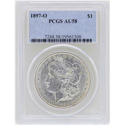 1897-O $1 Morgan Silver Dollar Coin PCGS AU58