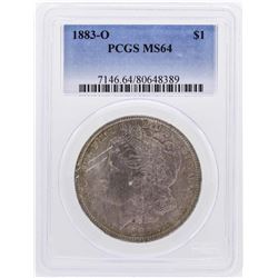 1883-O $1 Morgan Silver Dollar Coin PCGS MS64