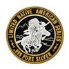 Image 2 : .999 Silver Chief Washakie $10 Casino Limited Native American Series Gaming Toke
