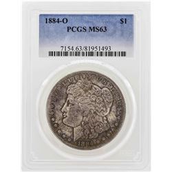 1884-O $1 Morgan Silver Dollar Coin PCGS MS63