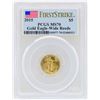 Image 1 : 2015 $5 American Gold Eagle Coin PCGS MS70 Wide Reeds First Strike