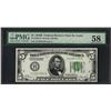 Image 1 : 1928B $5 Federal Reserve Note St. Louis Fr.1952-H PMG Choice About Uncirculated