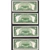 Image 2 : Lot of (4) 1953 $5 Silver Certificate Notes