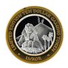 Image 2 : .999 Silver Luxor Las Vegas, Nevada $10 Casino Limited Edition Gaming Token