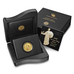 2016-W Standing Liberty Quarter Dollar Gold Centennial Commemorative Coin with B