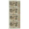 Image 1 : Uncut Sheet of (4) State of Louisiana Baby Bond Obsolete Notes