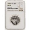 Image 1 : 1998 $50 American Eagle Platinum Coin NGC MS69