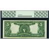 Image 2 : 1899 $5 'Indian Chief' Silver Certificate Note Fr.277 PCGS New 62