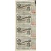 Image 1 : Uncut Sheet of (4) State of Louisiana Baby Bond Obsolete Notes