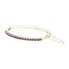 14KT Yellow Gold 2.00 ctw Sapphire Bangle Bracelet