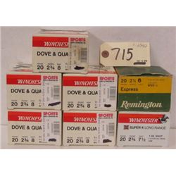 BOX LOT 20 GA. AMMO