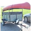 Image 1 : UTILITY TRAILER, CANOE AND OUTBOARD MOTOR