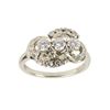 Image 1 : 18K White Gold Diamond Ring