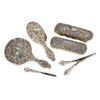 Image 1 : Repousse Sterling Silver Dresser Set