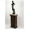 Image 2 : Art Nouveau Bronze, Walnut Base