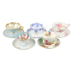 Twenty-two (22) sets of Tea Cups & Saucers